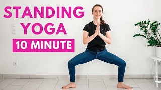 10 Min Standing Yoga Stretch Yoga Without Mat Yoga With Uliana