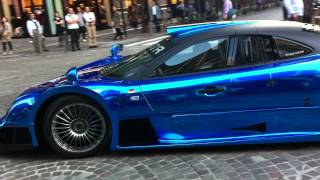 Insanely loud blue chrome Mercedes CLK-GTR in Tokyo (Turn volume MAX!!) screenshot 5