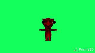 Talking Tom Glitch Green Screen