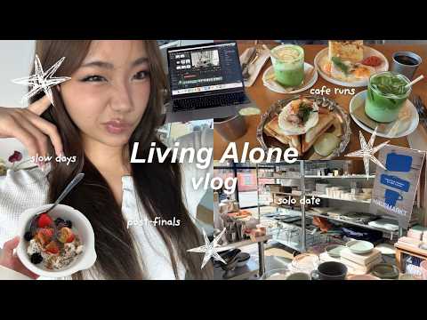 Living Alone Vlog ☁️ᯓ★ Slow Days, Café Runs, Desk Tour, Solo Date, Getting Back Into Routine, Etc.