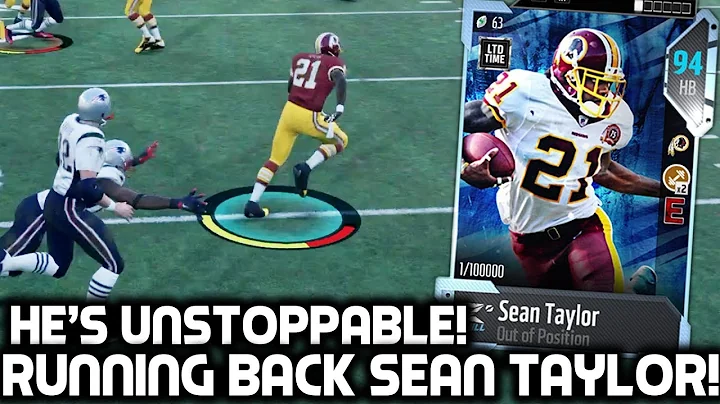 SEAN TAYLOR PLAYING RUNNING BACK! GREATEST KICK RE...