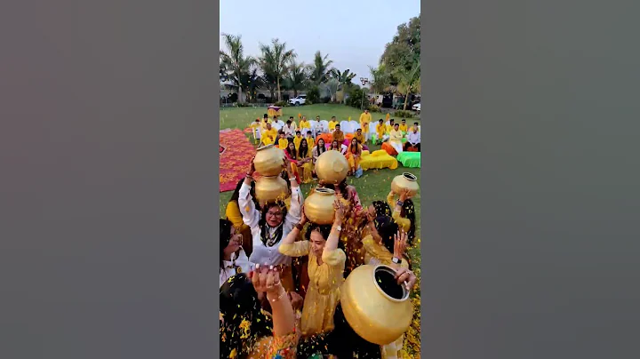 Haldi Ceremony Dance 🌼 || #shorts