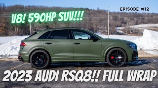 2023 AUDI RSQ8 FULL WRAP!! CERAMIC COAT!!! INSANE FINISH!! by Wrap Lab 17,501 views 1 year ago 10 minutes, 6 seconds