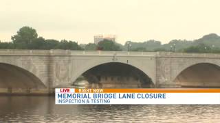Structural concerns force lane closures on Memorial Bridge