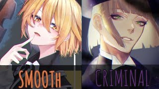 NIghtcore GLEE - Smooth Criminal ( Lyrics) [Switching Vocals] ( 18:9 )