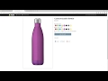 Customizable Bottle Product - Infinite Live Preview Options, Shopify App - Webyze