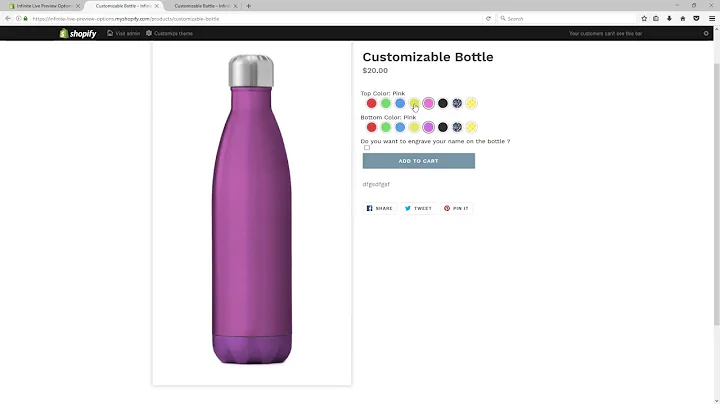 Create a Personalized Bottle with Infinite Customization Options