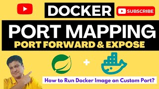 docker container port mapping tutorial for beginners | docker port expose and port forwarding