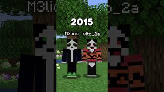 L'évolution de nos skins Minecraft depuis 2015 🥸