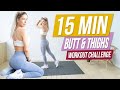 15 min quick butt toning workout  quick fit fun home challenge