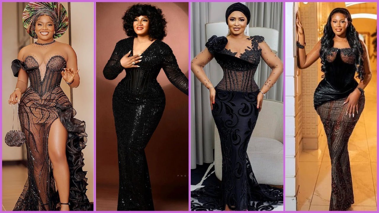 Black Lace Styles 2022 - 2022 Latest Black Lace Gown Styles For Ladies -  Fashion - Nigeria