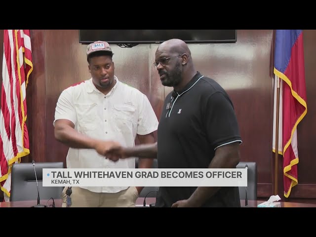 7-foot-3 Whitehaven grad becomes Texas police officer with Shaq’s help