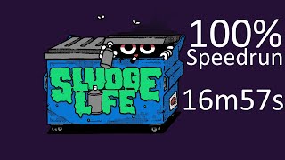 Sludge Life 100% Speedrun 16:57