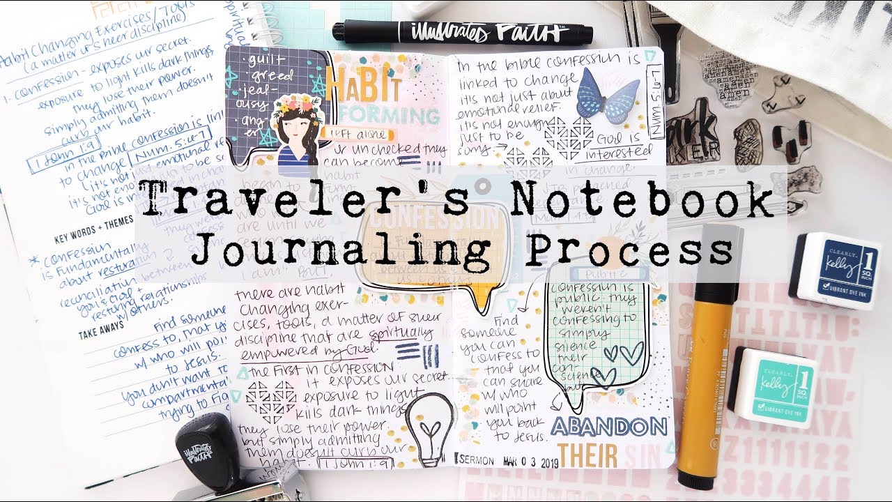 Journaling Sermon Notes in a Traveler's Notebook | Maggie Holmes Sunny ...