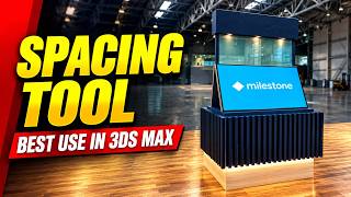3ds Max Spacing Tool Tutorial | Create Perfectly Spaced Objects in Seconds! #3dsmax #vray