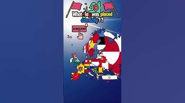 What flag is placed correctly?? #europe #mapping #flags #countries