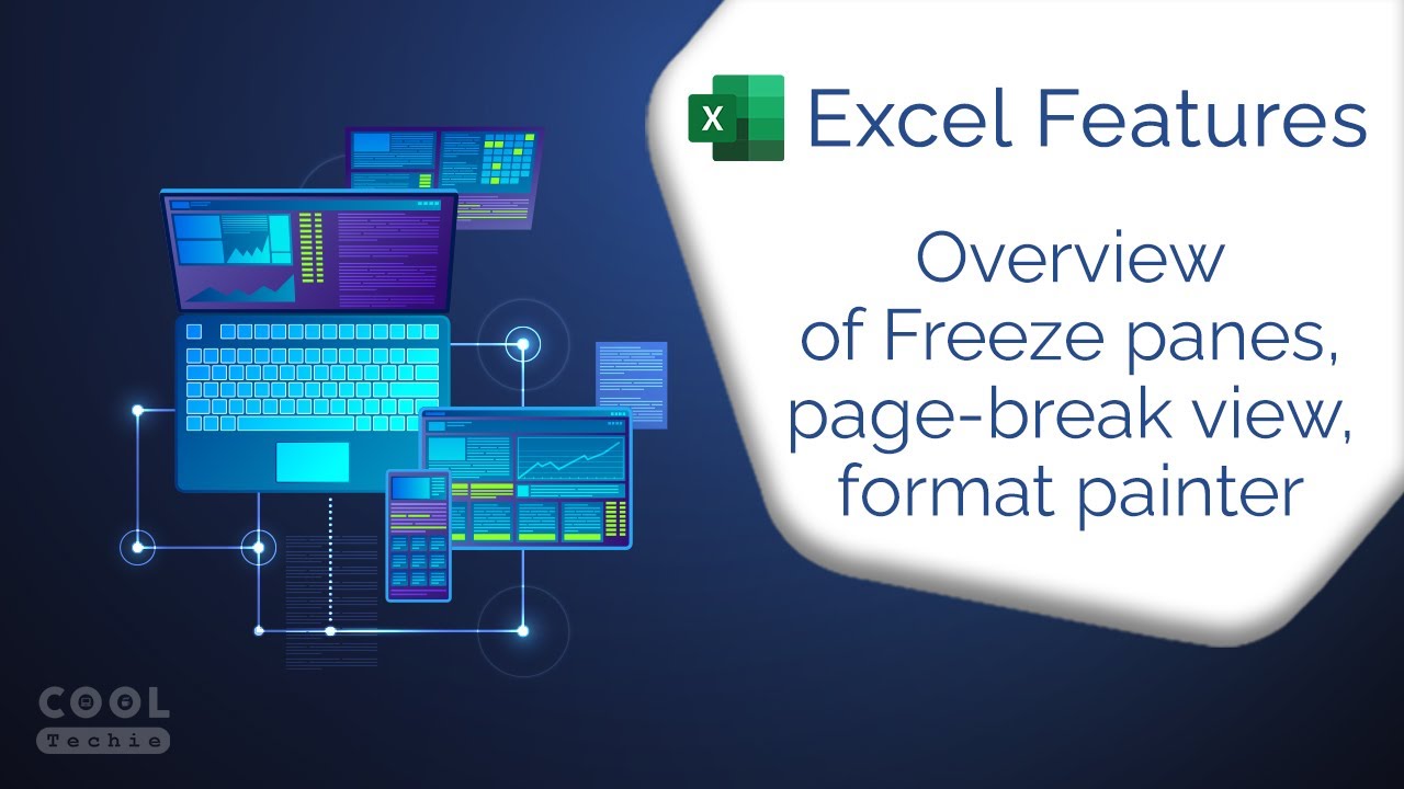Overview of Freeze panes, page-break view and format painter features | Excel Essentials