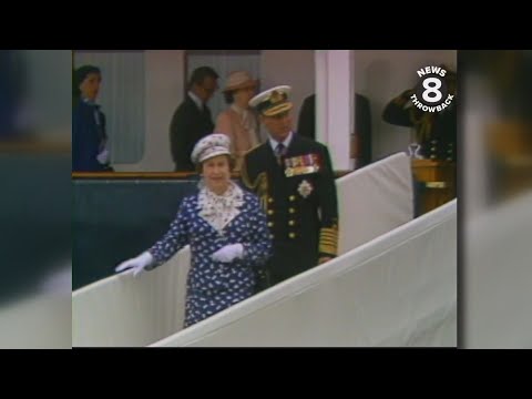 Queen Elizabeth II: Her Majesty the Queen of England arrives in San Diego on Feb. 26, 1983