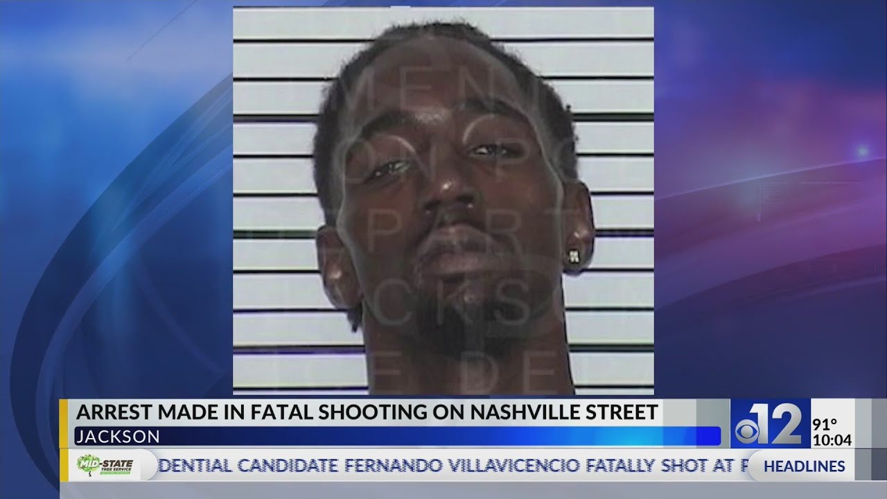 Man arrested for fatal shooting on Nashville Street in Jackson - YouTube