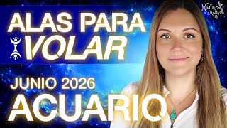 ACUARIO JUNIO 2026: ALAS PARA VOLAR | ASTROLOGÍA DEL CÓDIGO AËDIRYAL