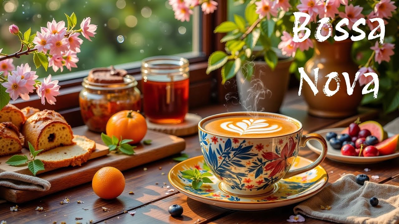 Уютный Весенний Джаз И Босса-Нова | Элегантная Музыка Для Кофейни Поздней Зимой