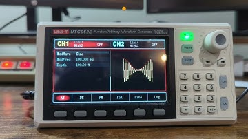 UNI-T UTG900E Language Display Settings
