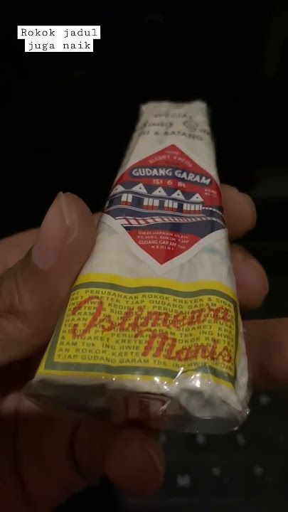 Gudang Garam Klobot //Rokok Jadul Juga Naik