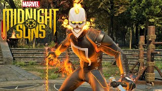 Marvel's Midnight Suns PS5 - Ghost Rider All Abilities Gameplay Showcase (4K 60FPS)