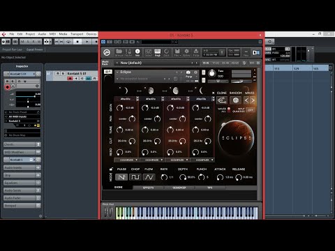 ECLIPSE by Wide Blue Sound, An Instrument for NI Kontakt, Demo