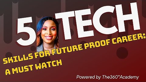 5 Tech Skills for Future-Proof Careers: A Must Watch!