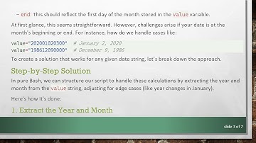 How to Calculate the Previous Month and Year from a String in Bash