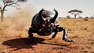 Primitive Life - Primitive Humans and Beetles