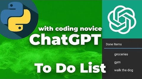 To-Do List App in Kivy Built Automatically with ChatGPT
