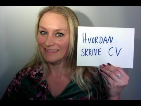 Video: Hvordan Skrive En Forretningsplan CV