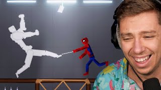 Reacting To SPIDERMAN vs BUFF HUMAN (Human Playground)