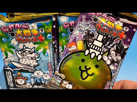 The Battle Cats Wafer Box Opening - YouTube