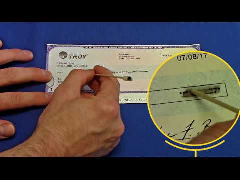 Video: Kan jag skriva under en check med rött bläck?