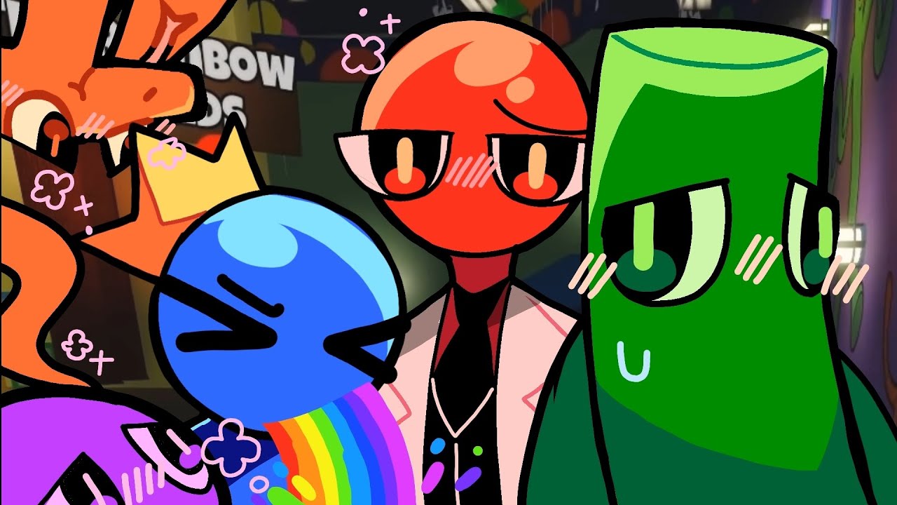 Rainbow friends green. Rainbow friends Blue x Green. Радужные друзья Green x Blue. Блю и Грин шип радужные друзья. Rainbow friends зеленый.