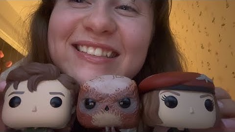 ASMR tapping & scratching on my funko pop figurines! 