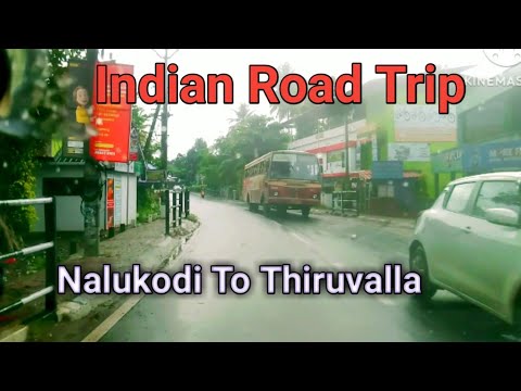 [Driving in india] indian village travel video | nalukodi to thiruvalla (kerala)