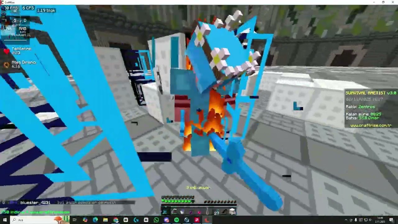 Survival Ametist Paralı Parasız Düello Kral Zehir Buz kesme