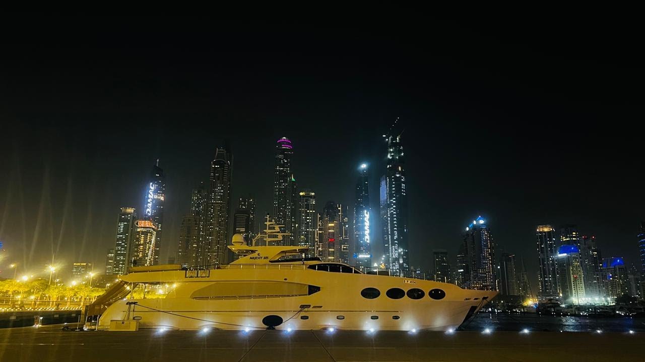 Sailing Dubai Nights-Marina Dhow Cruise Experience !!
