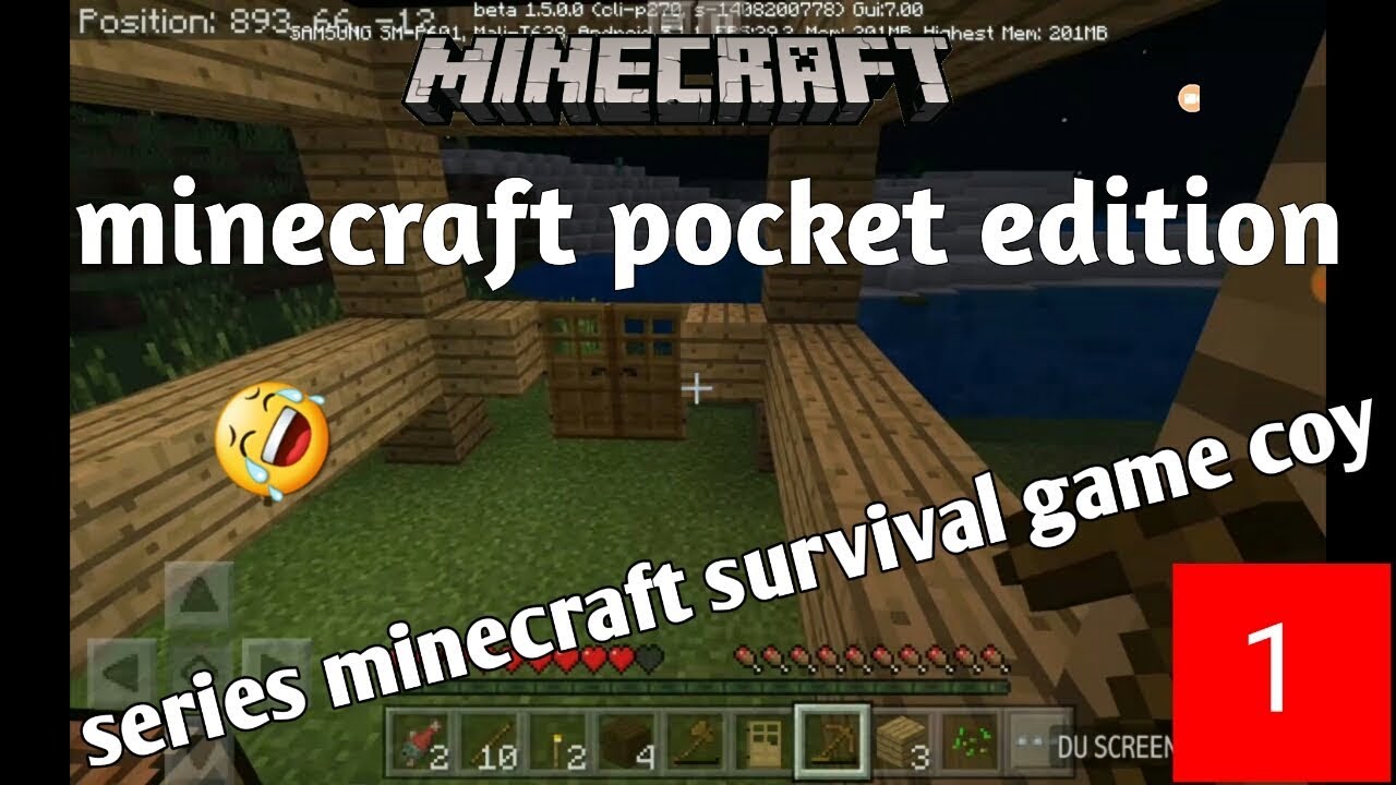 Membuat series baru dari minecraft pocket edition. #1 update baru - YouTube