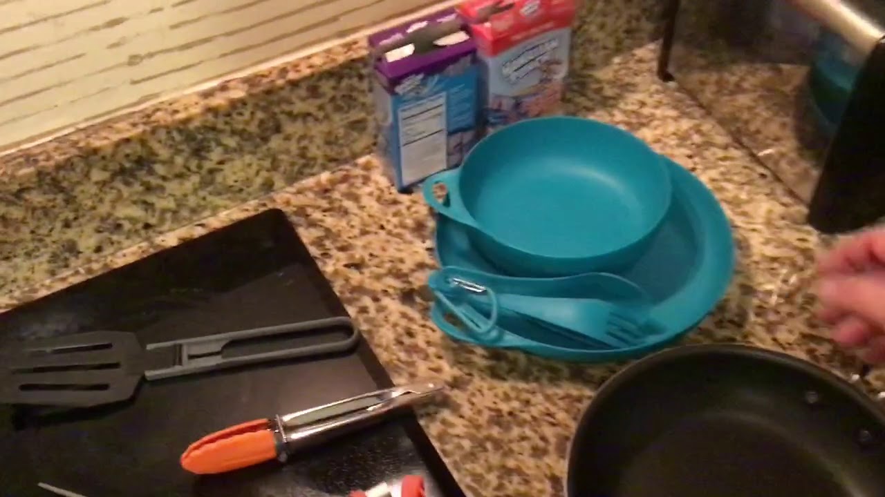 Traveling cook set for hotel use. Part 2 - YouTube