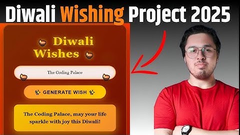 Happy Diwali  Wishing 🪔 | Dipawali Wishing Project using HTML, CSS & JavaScript 2025