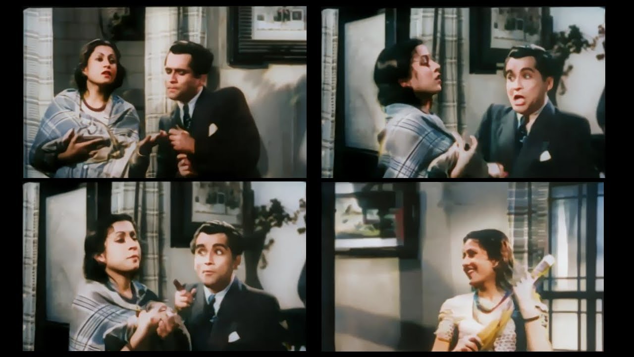 Chitcho Madhubala Chitchor Poetry and Comedy | Dil Ki Rani (1947) | Old is Gold ...
