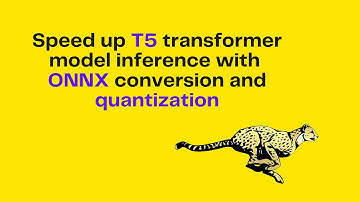 Fast T5 transformer model CPU inference with ONNX conversion and quantization