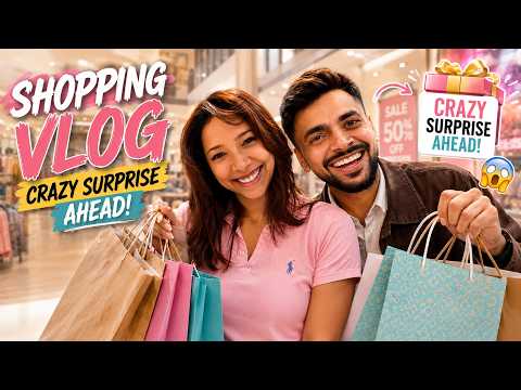 Shopping vlog crazy suprise ahead 🎁 | Kaleshi Couple
