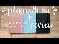 Plan with me  inspire spirit planner review  bullet journal by chloe