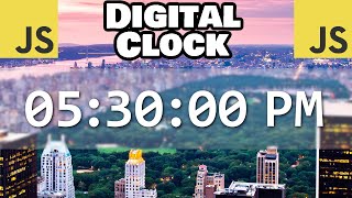 Build This Js Digital Clock In 10 Minutes! 🕐